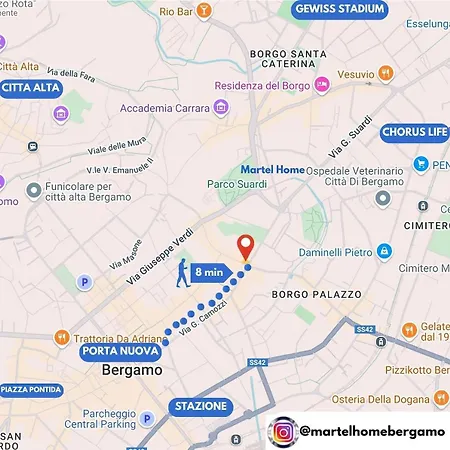 Italia Antica Nel Borgo 3 Beds Daire Bergamo